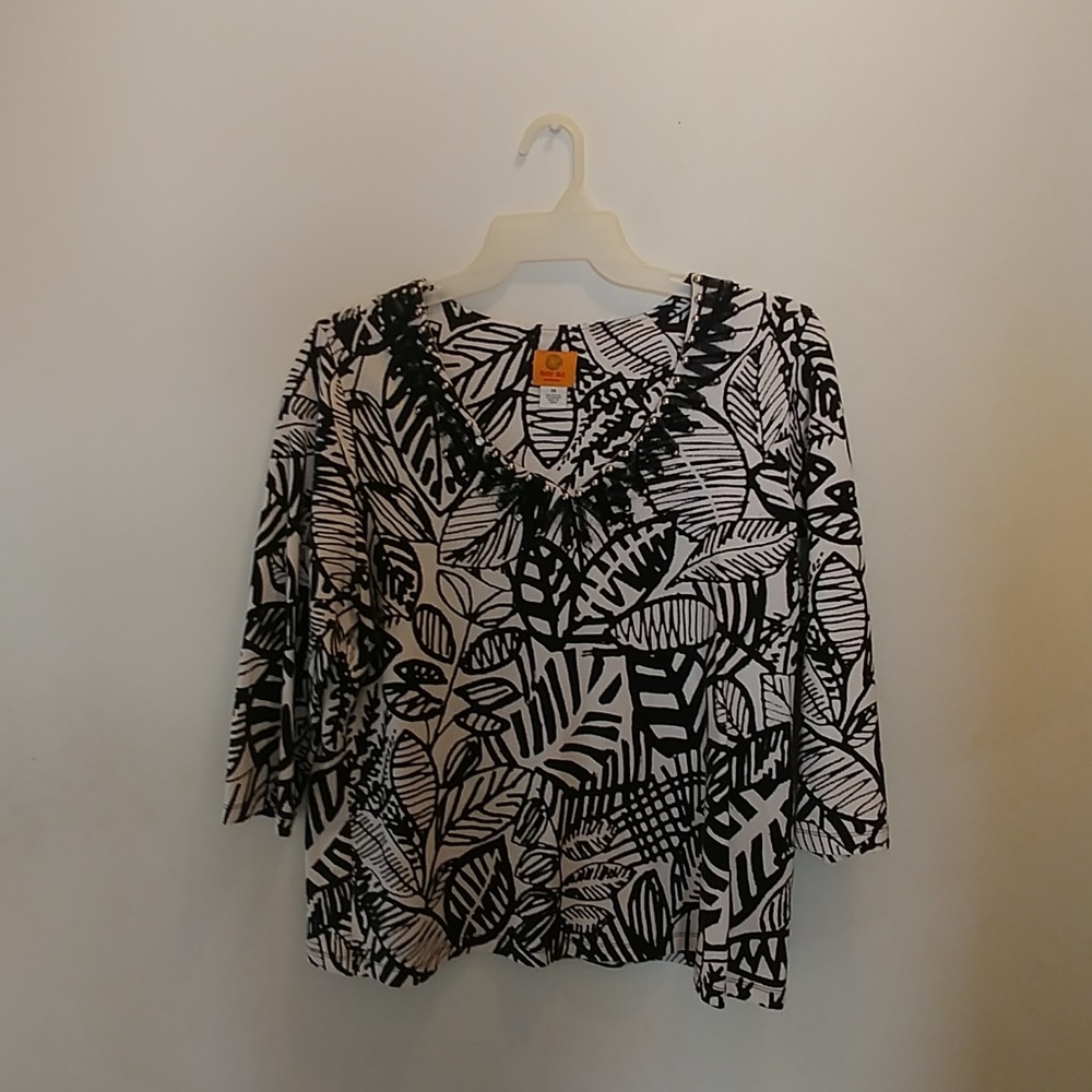 Ruby Rd. Womens V-neck Top